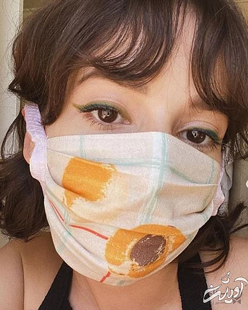 هماهنگی میکاپ چشم و ماسک